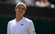 Hubert Hurkacz at the 2022 Wimbledon Championships.